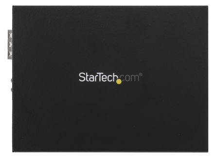 StarTech.com Medienkonverter 10/100/1000Mbit/s, Vollduplex, Single Mode 550m 1000Mbit/s, Anschluss: RJ45, SC