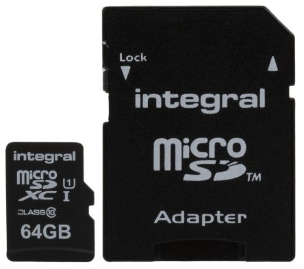 Integral Memory UltimaPRO MicroSDXC Micro SD Karte 64 GB Class 10