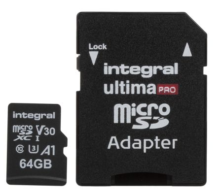 Integral Memory Tarjeta Micro SD MicroSDXC No 64 GB UltimaPRO -25 → +70°C