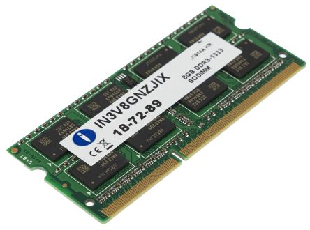 Integral Memory Arbeitsspeicher Für Laptop, 8 GB, 1333MHz DDR3 SODIMM PC3-10600