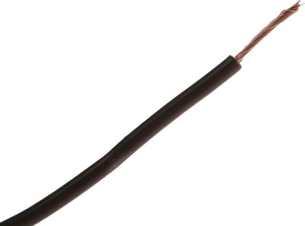 RS PRO Hook Up Wire UL1015, 0,75 Mm², Marron, 100m, 1 KV C.c., 600 V C.a.