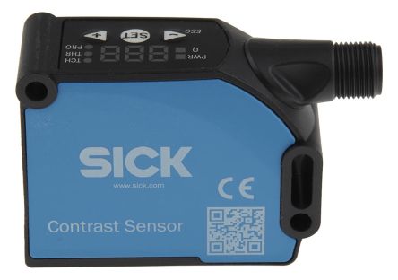 Sick KTS 对比度传感器, 三原色 (RGB) LED, 检测距离13 mm