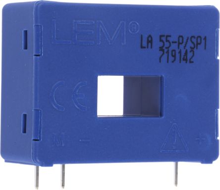 LEM LA, 100:1 Stromwandler Geschlossen 100A, Leitermaß 12.7 X 7mm, 36.5mm X 14.45mm X 27.6mm