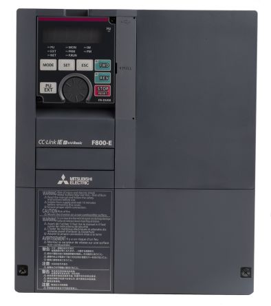 Mitsubishi FR-F800, 3-Phasen Frequenzumrichter 11 KW, 400 V Ac / 25 A 50/60Hz