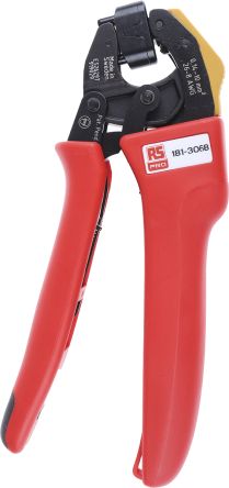 RS PRO Hand Ratcheting Crimp Tool For Wire End Sleeves, 0,14 → 10mm² Wire