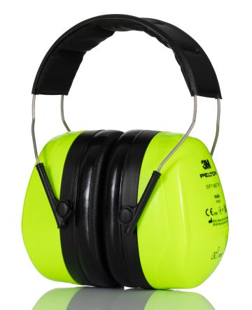 3M PELTOR Optime Schwarz, Grün Kopfbügel Gehörschutz, 34dB,, CE, EN 352-1