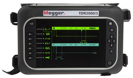 Megger 时域反射计, TDR2000/3, 成对金属电缆, 最大范围20000m, USB接口