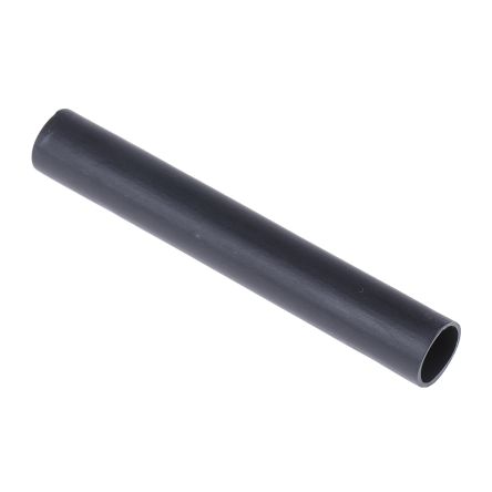 HellermannTyton Tubo Termorretráctil Negro, Contracción 4:1, Ø 6mm, Long. 50mm, Forrado Con Adhesivo
