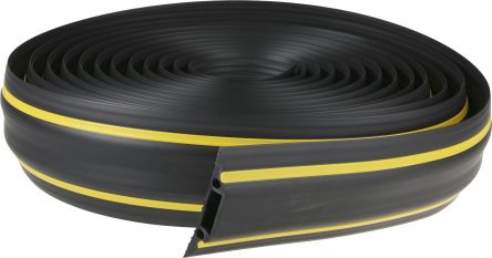 RS PRO Kabelabdeckung, Kabelbrücke, Innen-Ø 30mm 30 X 10mm, 83 Mm X 9m PVC