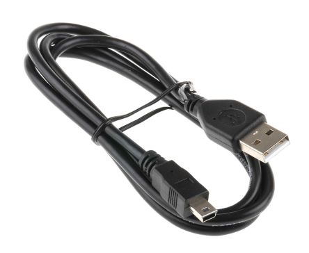RS PRO Câble USB, Mini USB B Vers USB A, 1m, Noir