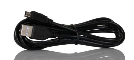 RS PRO USB-Kabel, USBA / Mini-USB B, 2m USB 2.0 Schwarz