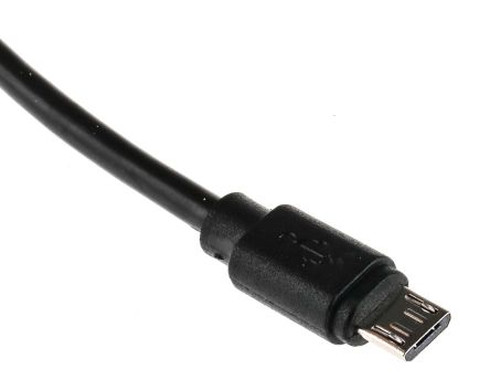 RS PRO USB-Kabel, USBA / Micro-USB B, 3m USB 2.0 Schwarz