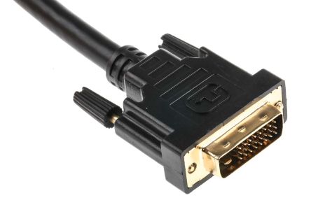 RS PRO Câble DVI 3m Mâle Vers Mâle