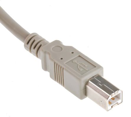 RS PRO USB-Kabel, USBA / USB B, 1m USB 2.0 Grau