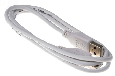 RS PRO USB-Kabel, USBA / USBA, 1m USB 2.0 Weiß