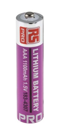 RS PRO Pile AAA Lithium Fer Disulfide, 1.1Ah 1.5V