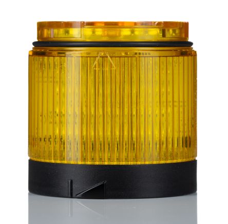 Allen Bradley 856T Series Yellow Flashing, Steady, Strobe Effect Beacon Tower, 24 V Ac/dc, LED Bulb, AC, DC, IP66, IP67