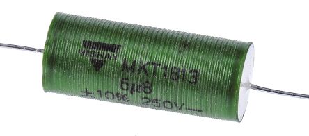 Vishay MKT 1813 Folienkondensator 6.8μF ±10% / 160 V Ac, 250 V Dc, THT