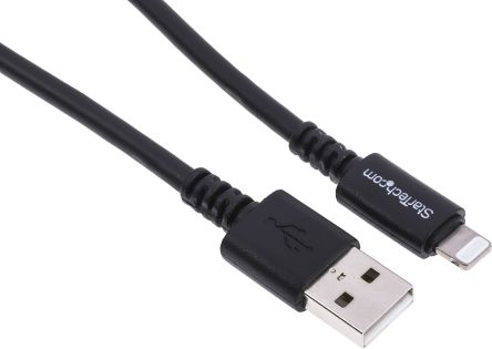 StarTech.com USB-Kabel, USBA / Lightning, 3m USB 2.0 Schwarz