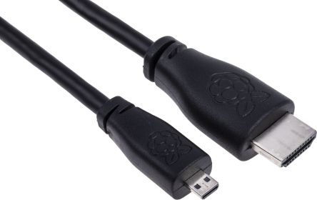 Raspberry Pi Cable HDMI A Micro HDMI De 2m De Color Negro