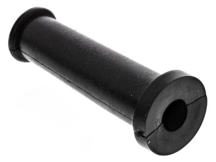 HellermannTyton Black PVC 9mm Cable Grommet For Maximum Of 5.3mm Cable Dia.
