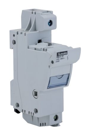 Lovato 100A Base Mount Fuse Holder for 22 x 58mm Fuse, 1P, 690V ac