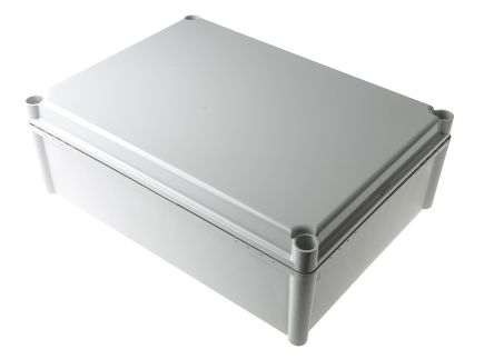 Fibox SOLID PC Polycarbonat Gehäuse Grau Außenmaß 378 X 278 X 130mm IP67