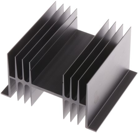 Fischer 电子散热器, 100 x 115 x 63mm, 1.3K/W, 螺钉安装, 黑色