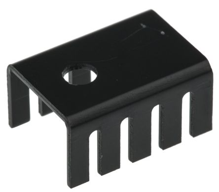 Fischer Elektronik Disipador Negro, 24K/W, Dim. 19 X 13.5 X 9.5mm Para TO-220