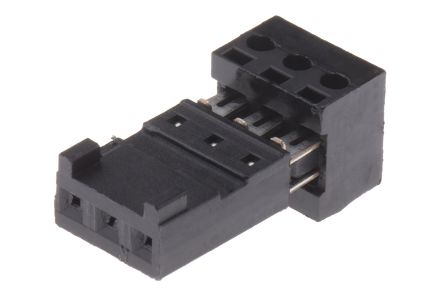 Stelvio Kontek Connecteur IDC Femelle, 3 Contacts, 1 Rangée, Pas 2.54mm, Montage Sur Câble, Série Autocom