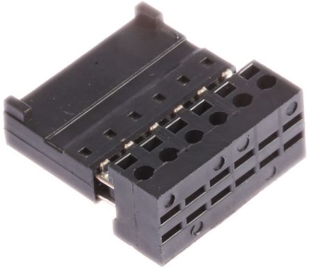Stelvio Kontek Connecteur IDC Femelle, 6 Contacts, 1 Rangée, Pas 2.54mm, Montage Sur Câble, Série Autocom