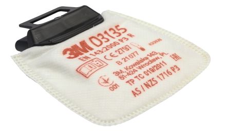 3M Filter Secure Click Dust for use with D3000 Series Respirator D3135