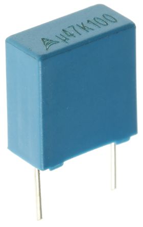 EPCOS Condensador De Película, 470nF, ±10%, 63 V Ac, 100 V Dc, Montaje En Orificio Pasante
