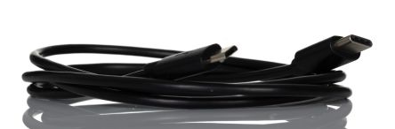 RS PRO USB-Kabel, USB C / Micro-USB B, 1m USB 2.0 Schwarz