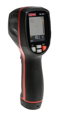 RS PRO DT-870 Thermal Imaging Camera, -4 → +716 °F, +20 → +380 °C, 80 X 80pixel Detector Resolution