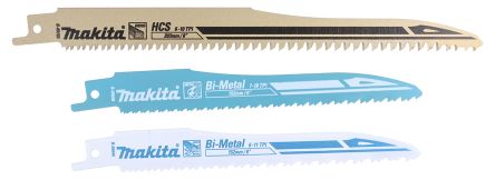 Makita Bi-Metall Säbelsägeblatt, Schnittlänge 152mm, 3 Stück Für Aluminium, Nichteisenmetall, Kunststoffe, Holz