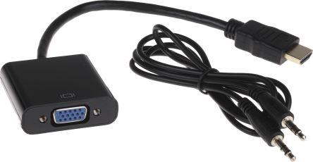 RS PRO Adaptateur Audio Et Vidéo, HDMI Mâle Vers VGA Femelle