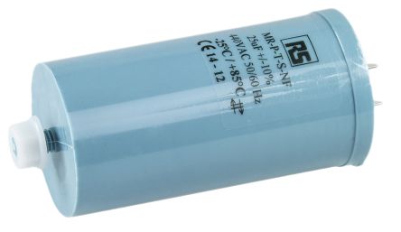 RS PRO Folienkondensator 25μF ±10% / 440V Ac, Schraubmontage