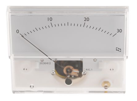 Sifam Tinsley Amperímetro Analógico De Panel DC, Valor Máx. 100μA, ±1,5%, Dim. 73.7mm X 32.3mm