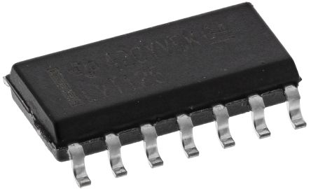 Texas Instruments SN74LVT125D, Quad-Channel Non-Inverting 3-State Buffer, 14-Pin SOIC