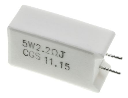 TE Connectivity 2.2Ω Wire Wound Resistor 5W ±5% SQMW52R2J