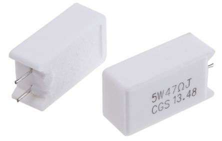 TE Connectivity 47Ω Wire Wound Resistor 5W ±5% SQMW547RJ