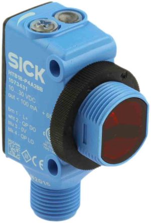 Sick SureSense Optischer Sensor, Hintergrundunterdrückung, Bereich 300 Mm, PNP Ausgang, 4-poliger M12-Steckverbinder