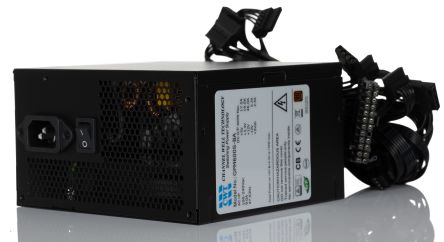 RS PRO Desktop PC Einbau-Netzteil 600W 100 → 240V Ac, 3.3V, 5V, 5VSB, 12V, -12V / 0.3A, 2.5A, 17A, 19A, 54A, 5