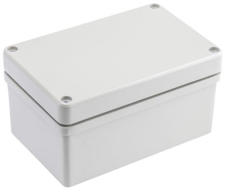ROLEC Caja De Aluminio Presofundido Gris, 129 X 84 X 67mm, IP67, Apantallada