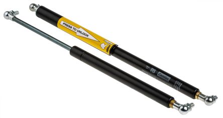 Camloc Gas Springs Camloc Steel Gas Strut, With Ball & Socket Joint 150mm Stroke Length