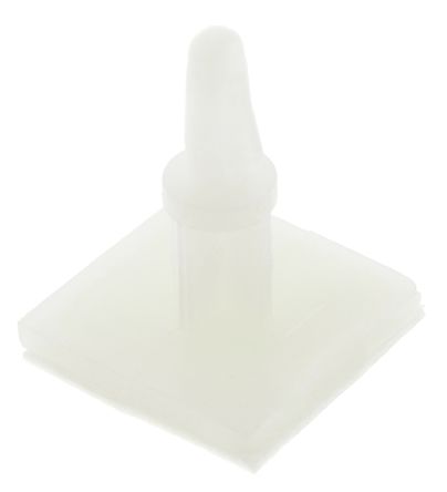 Essentra LCBSB-08-01A-RT, 12.7mm High Nylon PCB Support For 4mm PCB Hole, 17.8 X 17.8mm Base