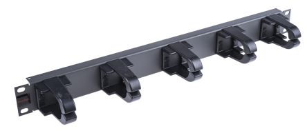 RS PRO Kabel-Management-Panel Zur Verwend.mit 19 Zoll 44 X 483 X 64mm, PC, Stahl