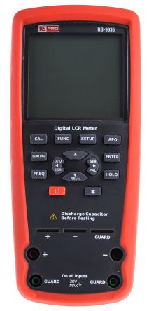 RS PRO RS-9935 LCR-Messgerät 2mF 200 MΩ 2000H Batterie AA, Handgerät, 100kHz LCD