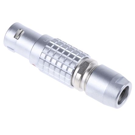 Lemo Circular Connector, 7 Contacts, Cable Mount, Plug, Male, IP50, 1B Series